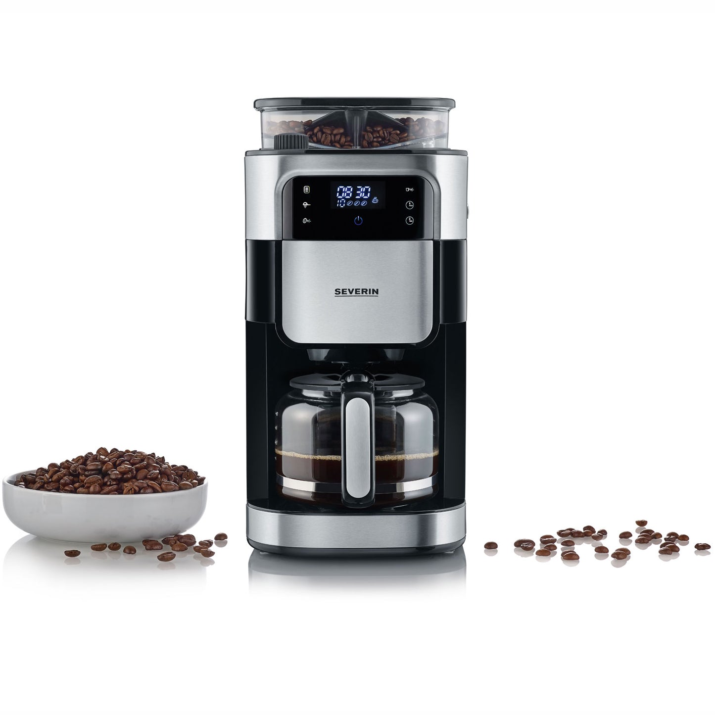 Kaffebryggare med kvarn KA4813 10 koppars 1000W KA4813