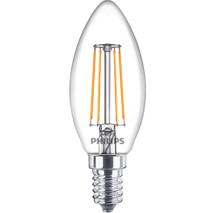 2-pack LED E14 Kron 4,3W (40W) Klar 470lm