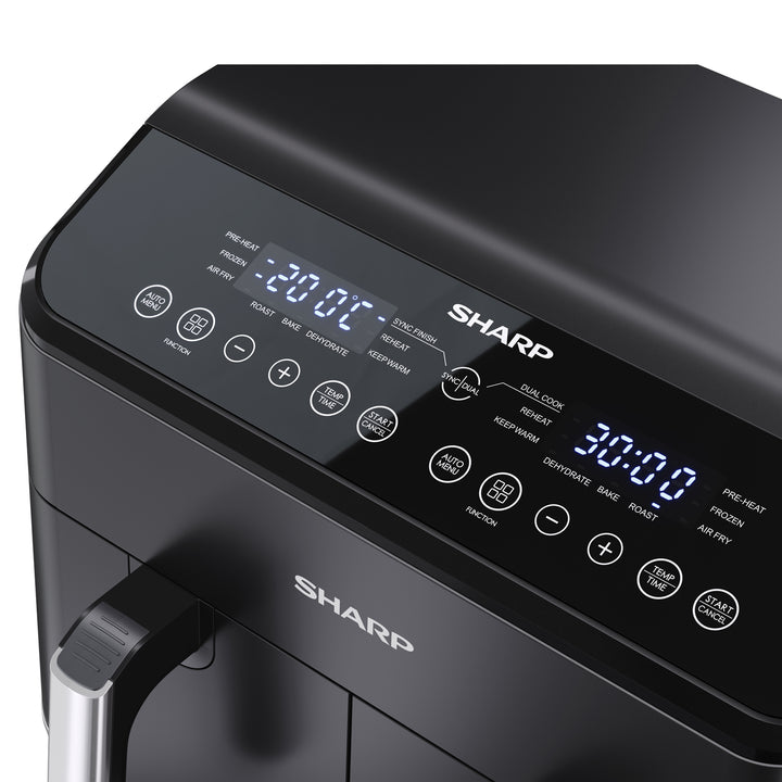 Airfryer Dubbel 2X4L  2X1800W - AF-GD82AE-B