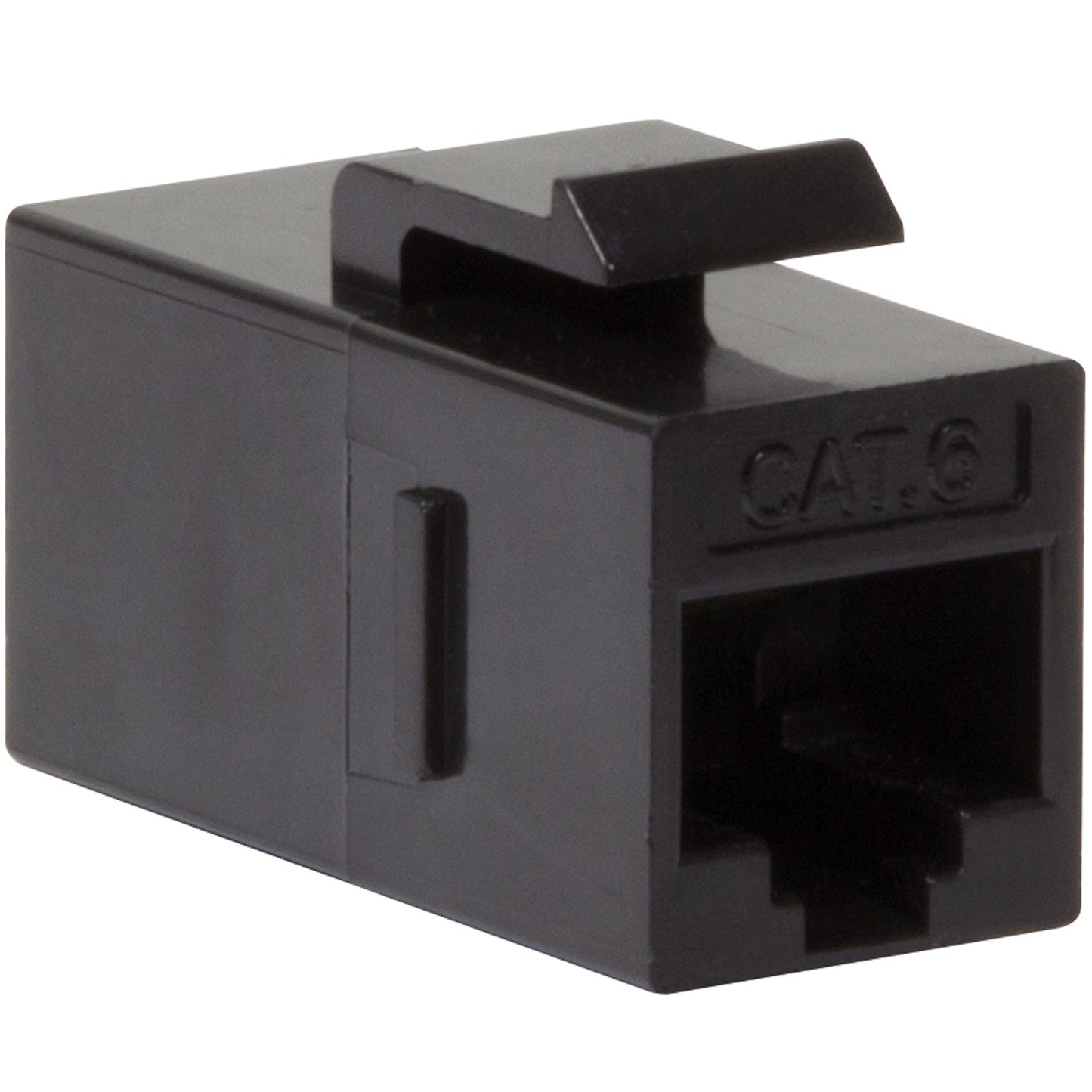 Keystone-skarvdon Cat6 UTP 2 x RJ45 Svart