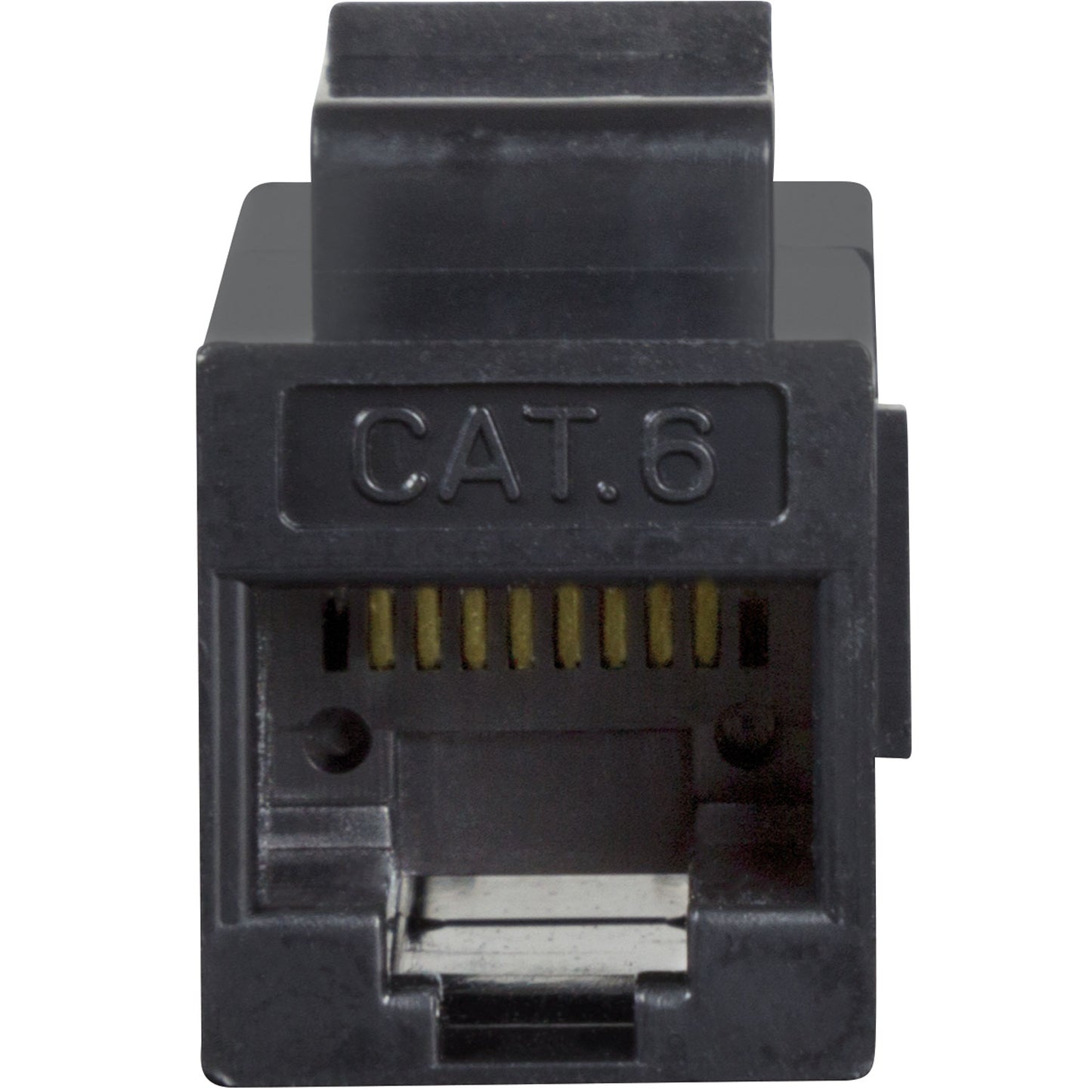Keystone-skarvdon Cat6 UTP 2 x RJ45 Svart