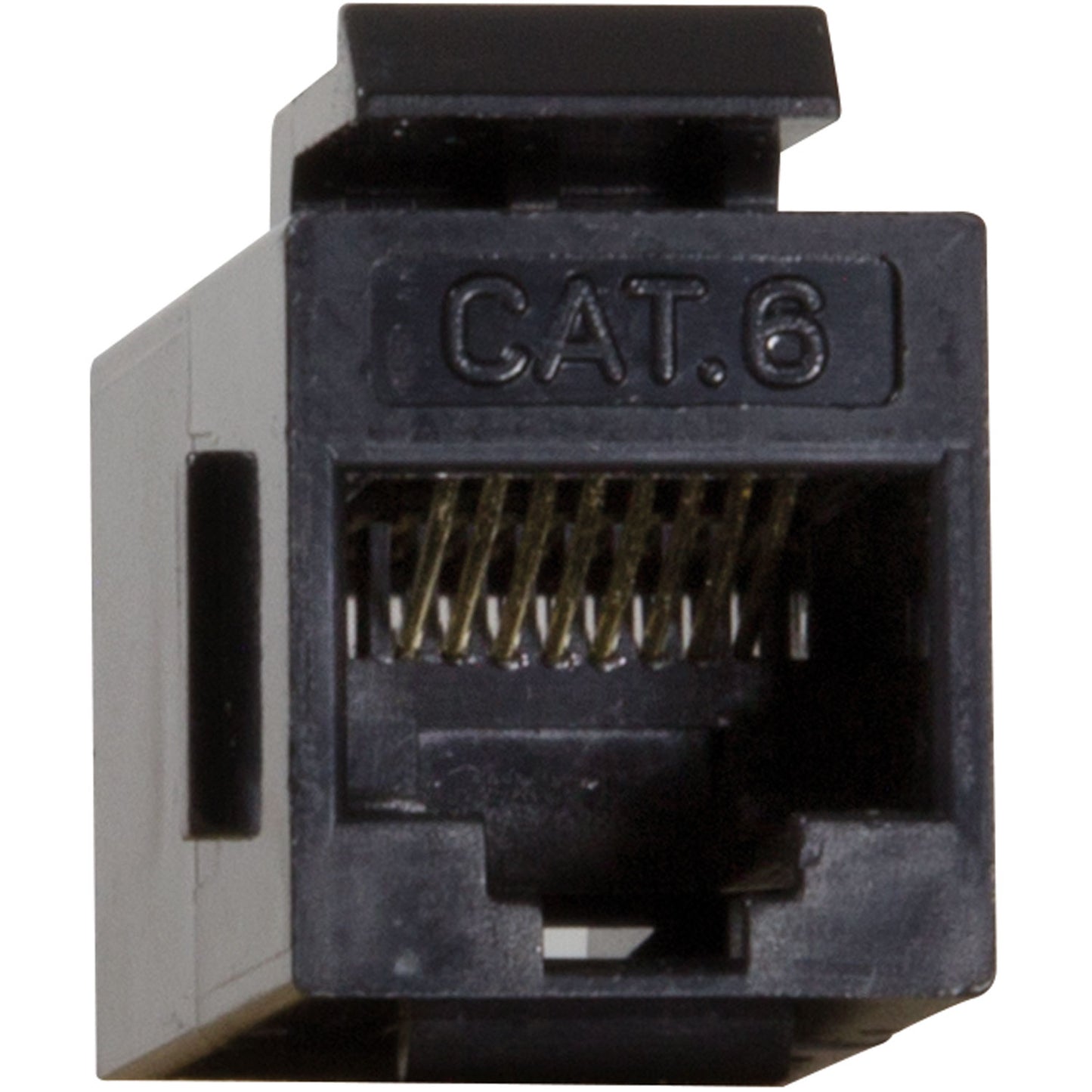 Keystone-skarvdon Cat6 UTP 2 x RJ45 Svart