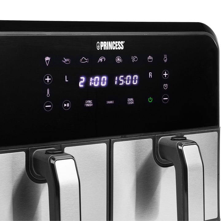 Airfryer Dubbel 2X4l  2400W 1802074 Digital