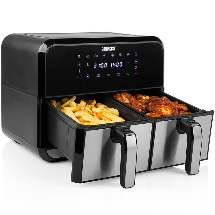 Airfryer Dubbel 2X4l  2400W 1802074 Digital