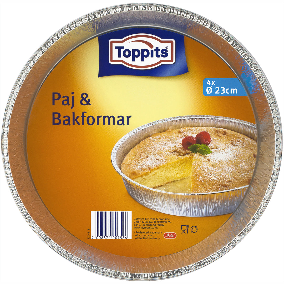 Paj & Bakform 23cm rund 22st DFP