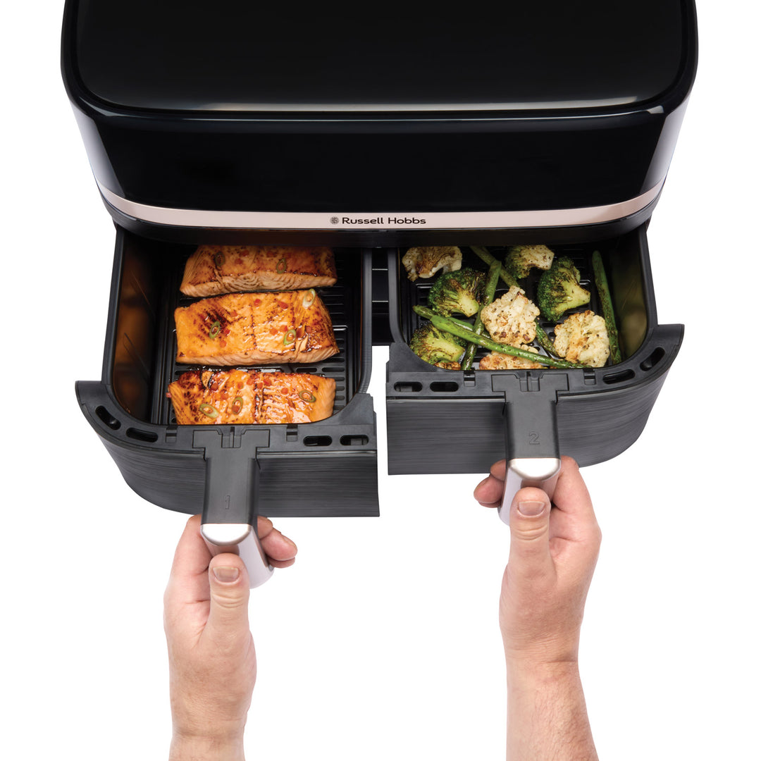 Airfryer 27680-56/RH Satisfry Dual Basket Air Fry