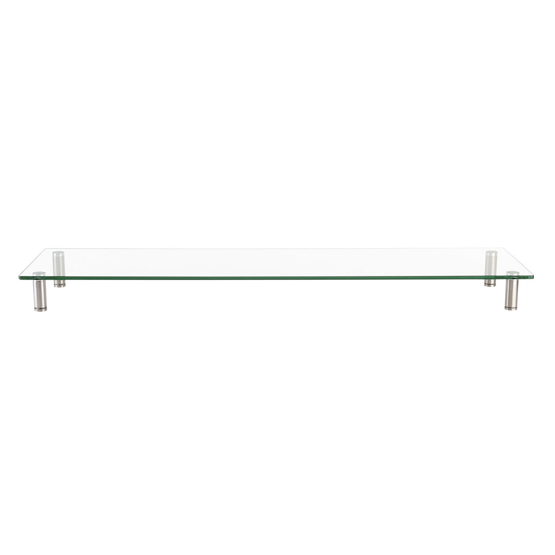 Monitorställ i glas/metall 1 m
