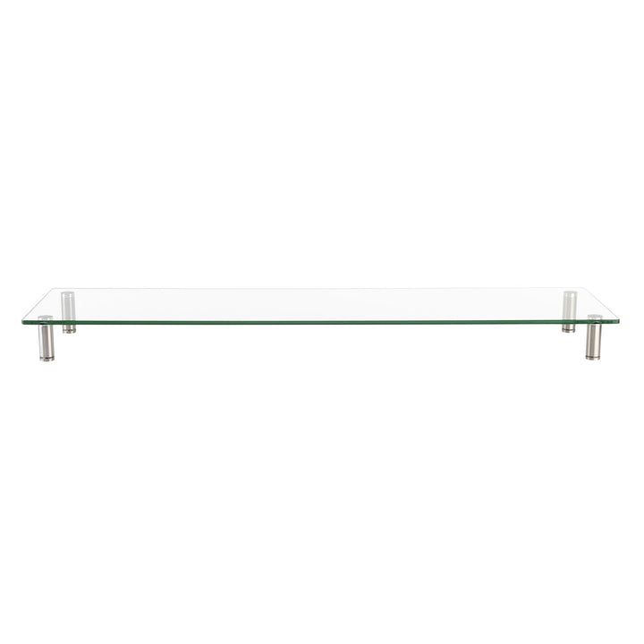 Monitorställ i glas/metall 1 m
