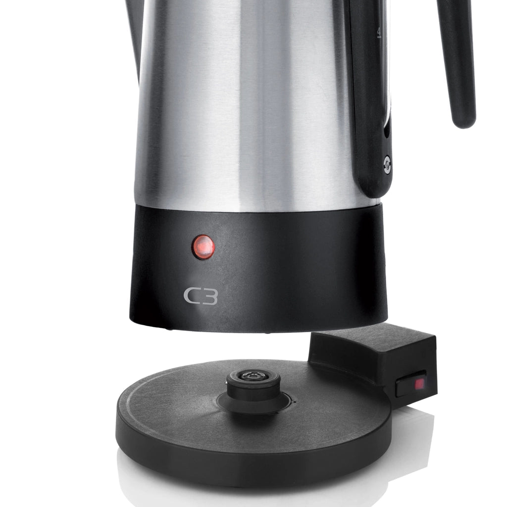 Perkolator Design Svart stål 6kp