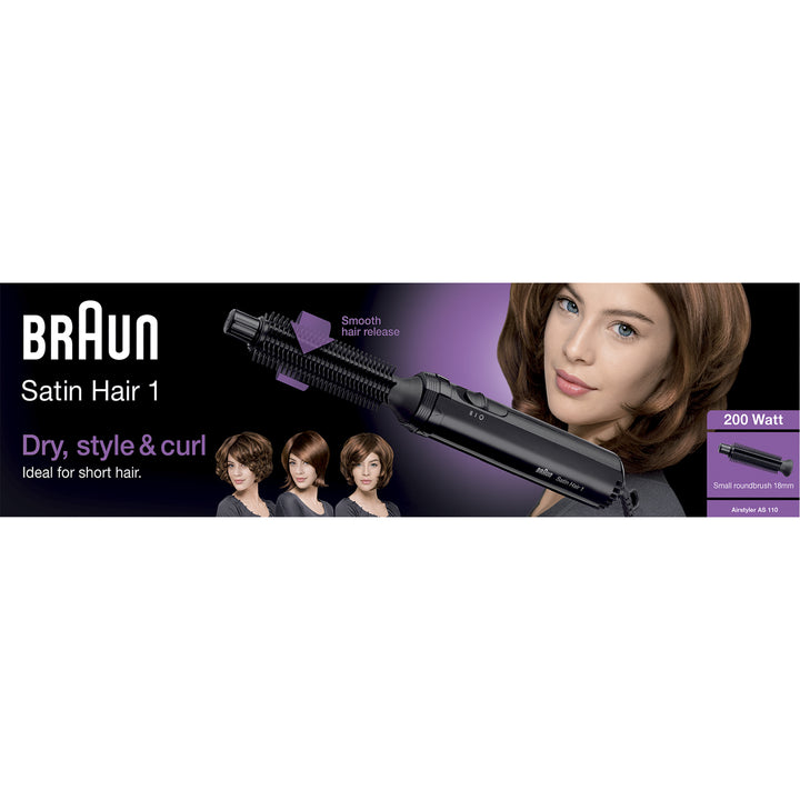 Varmluftsborste Satin Hair 1 AS110