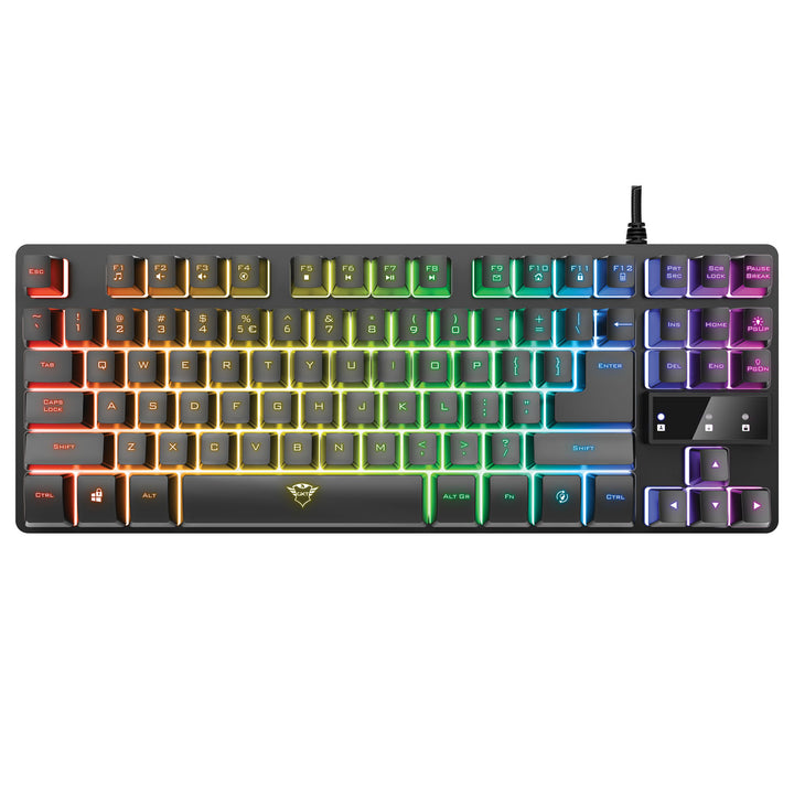 GXT 833 Thado Gamingtangentbord TKL RGB Nordisk layout Svart