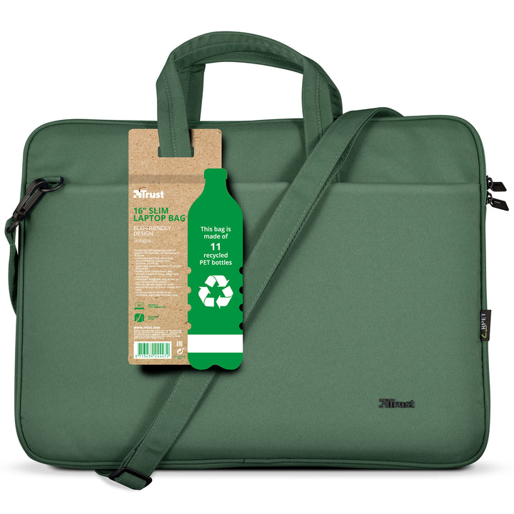 Bologna Laptopväska 16" Eco-friendly Grön