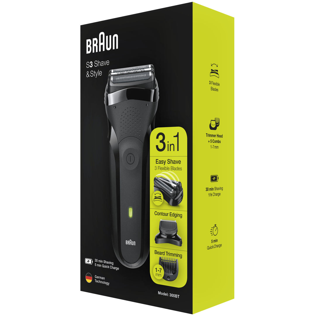 Rakapparat Serie 3 Shave&Style 300BT