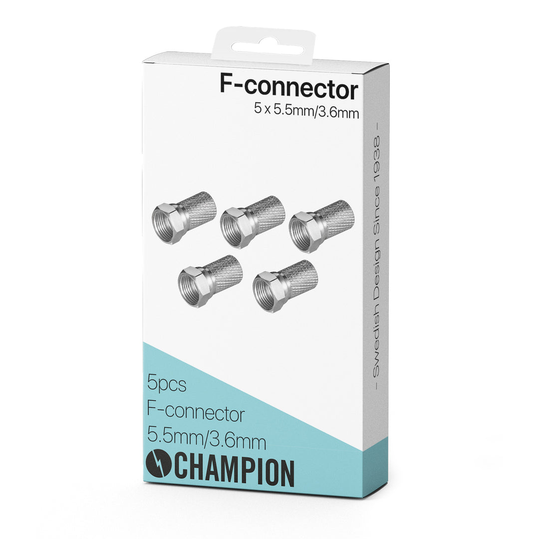 F-Kontakt 5,5 / 3,6m 5-pack