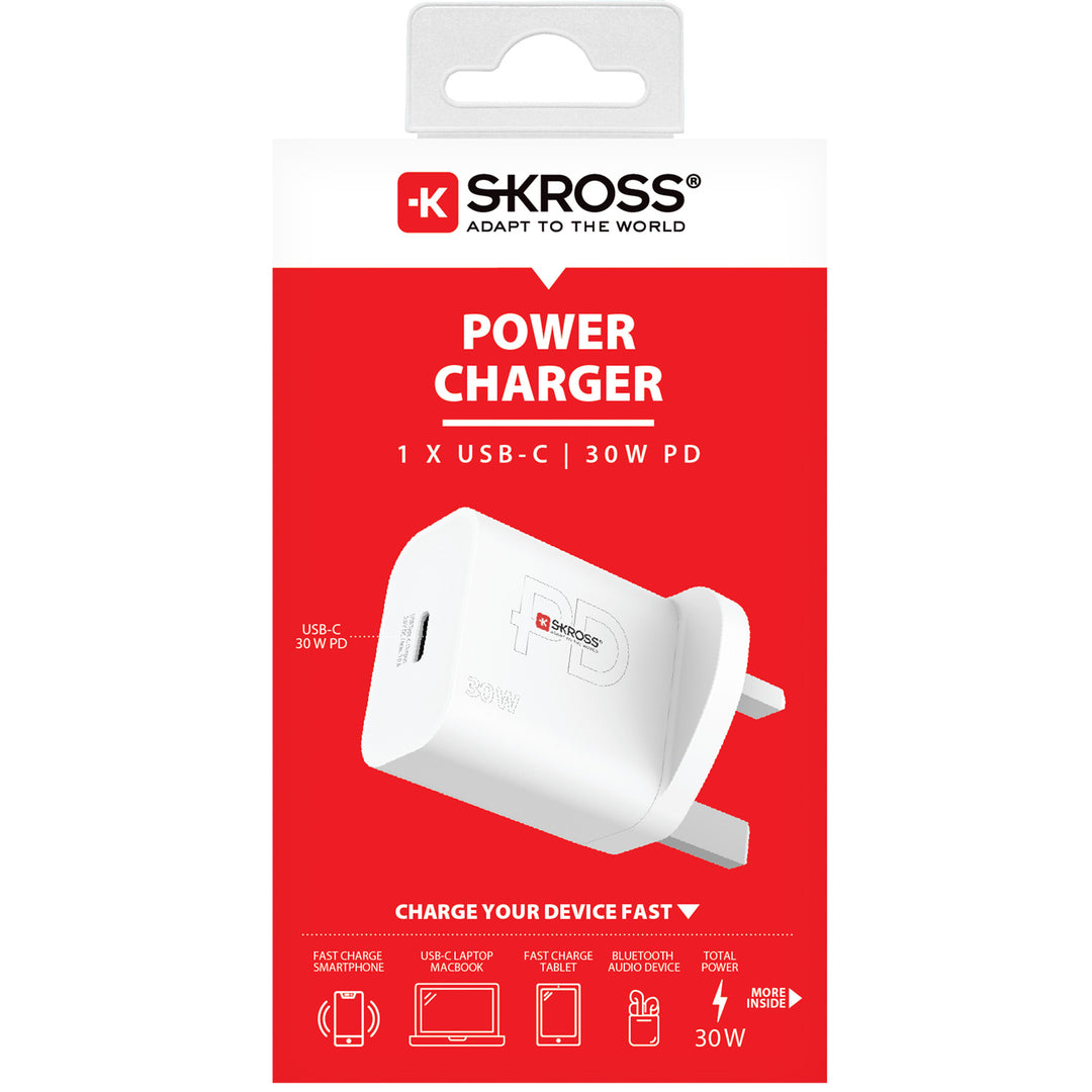 Reseladdare UK m.fl. USB-C PD 30W Ojordad