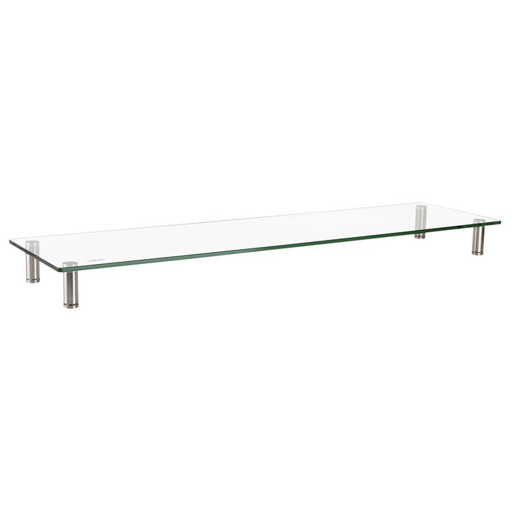 Monitorställ i glas/metall 1 m
