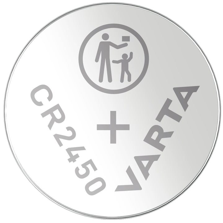 CR2450 3V Lithium Knappcellsbatteri 2-pack