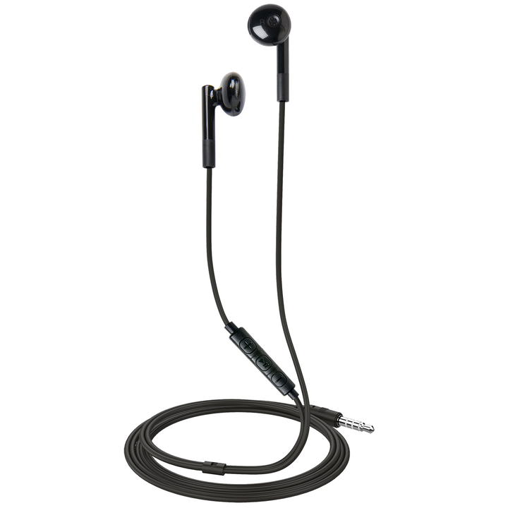 Hörlurar Earpods Kabel 3,5 mm UP300 Svart