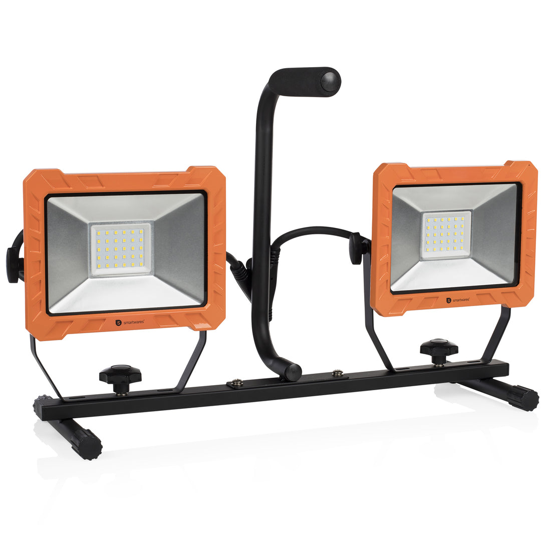 LED-arbetslampa tripod 2 x 30W