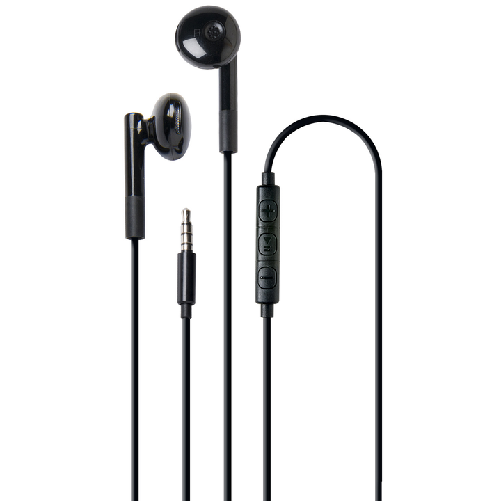 Hörlurar Earpods Kabel 3,5 mm UP300 Svart