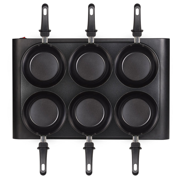 Wokset 6 färgade pannor