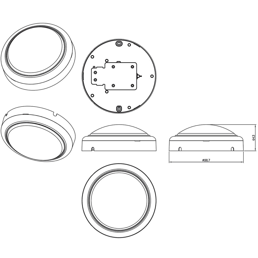ProjectLine Vägglampa 15W 1400lm IP54