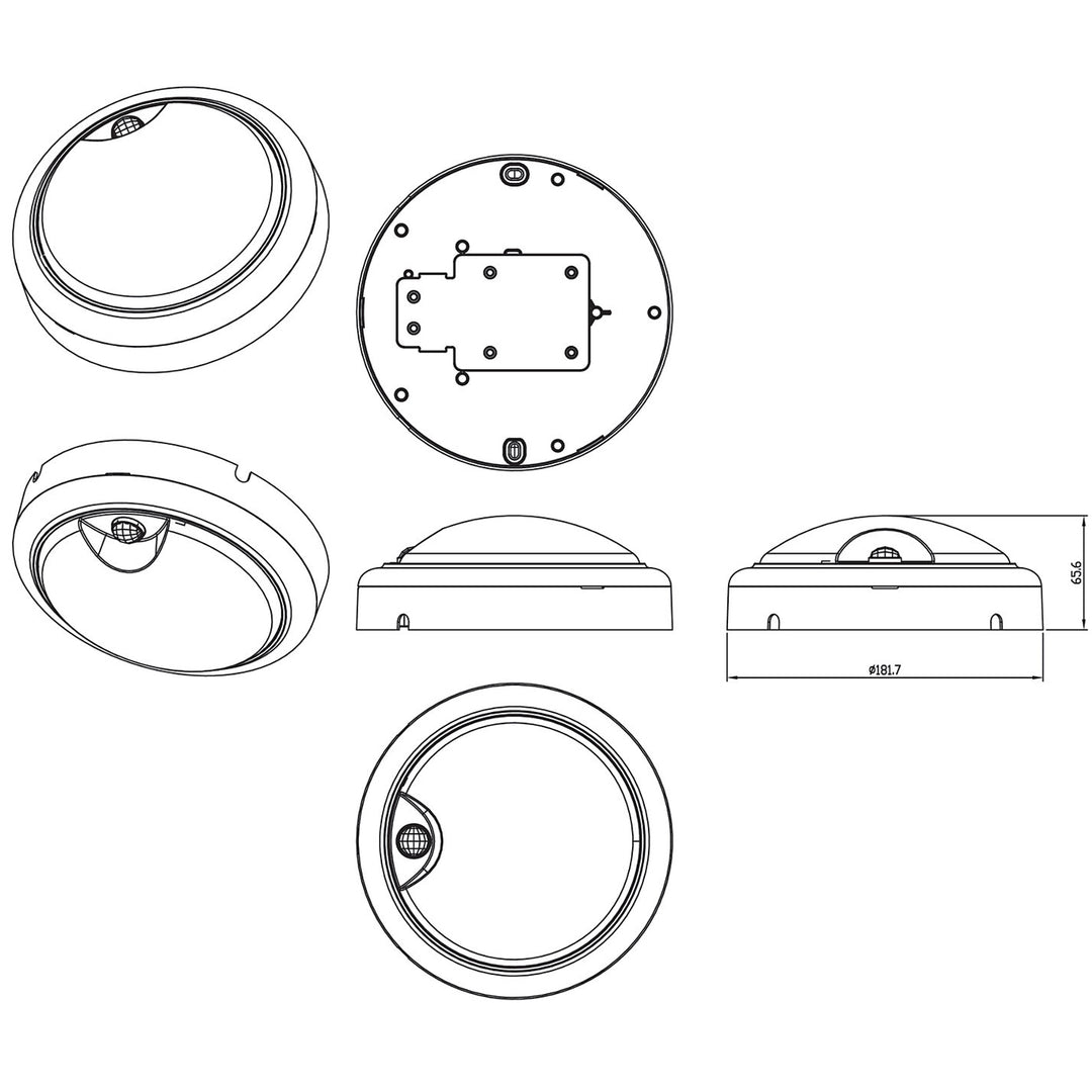 ProjectLine Vägglampa 15W 1400lm IP54 Sensor