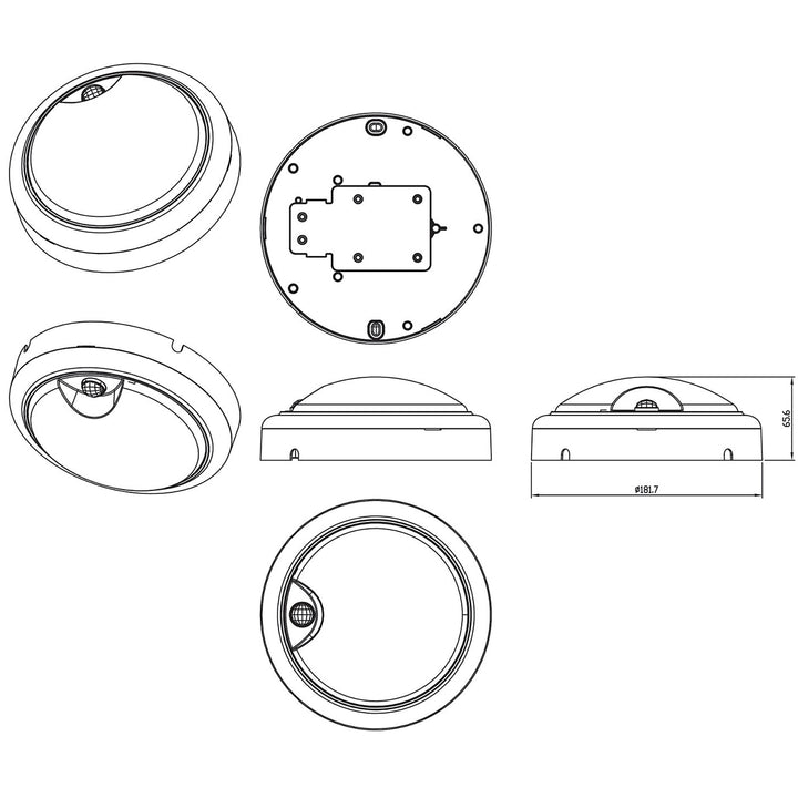 ProjectLine Vägglampa 15W 1400lm IP54 Sensor