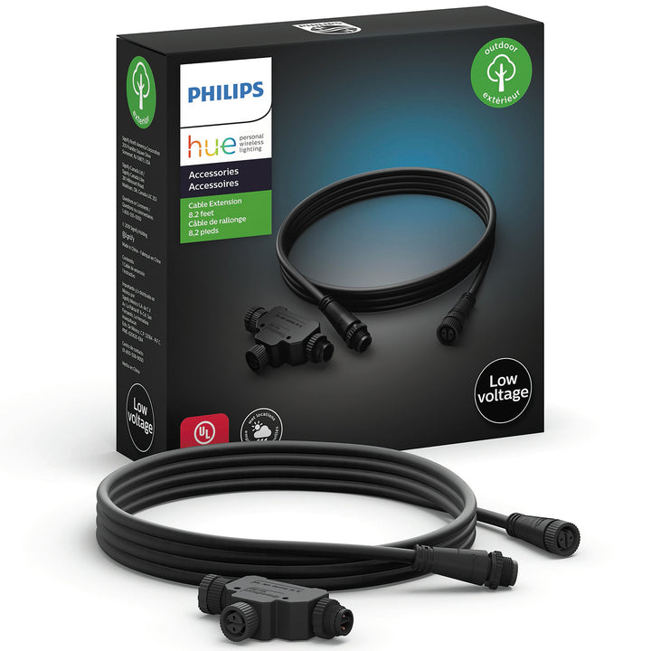 Outdoor T-koppling + 2,5m kabel