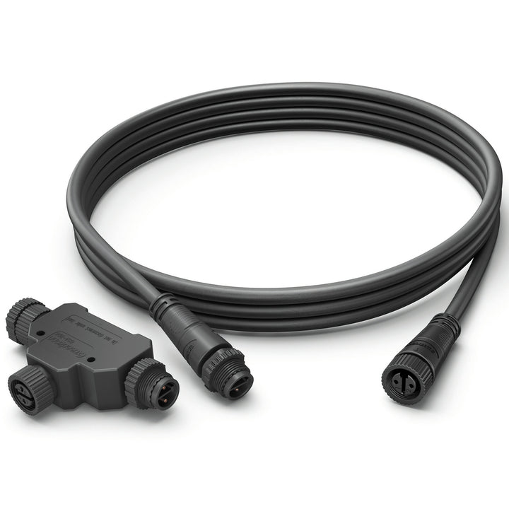 Outdoor T-koppling + 2,5m kabel