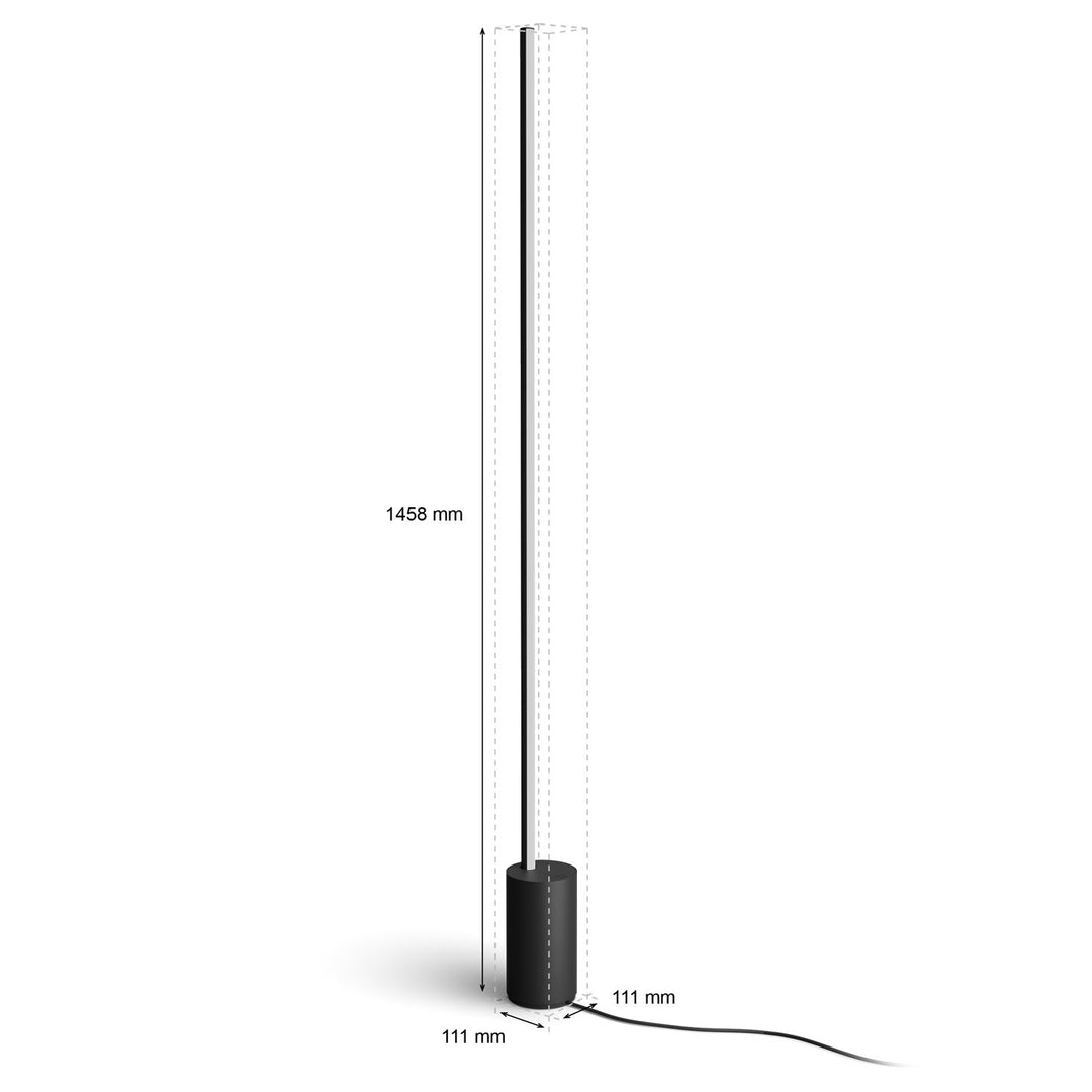 Gradient Signe Golvlampa White and Color Ambiance  Svart