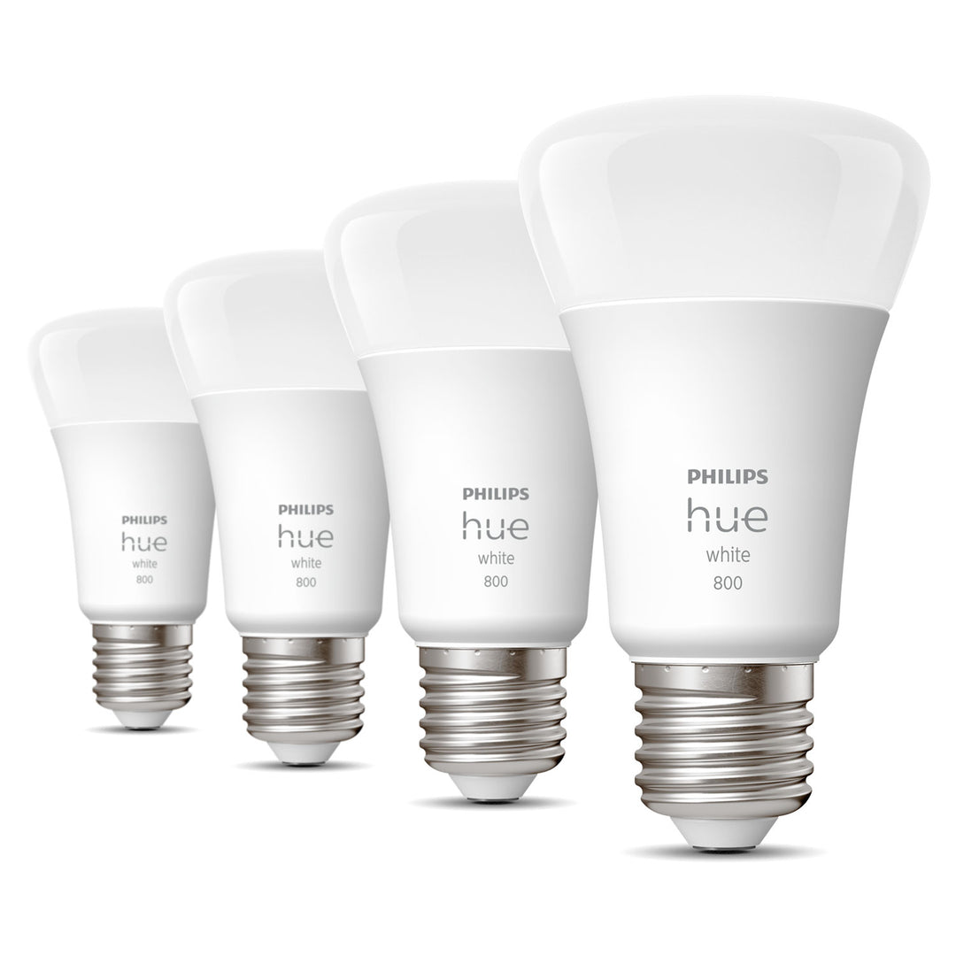 White E27 A60 800lm 4-pack
