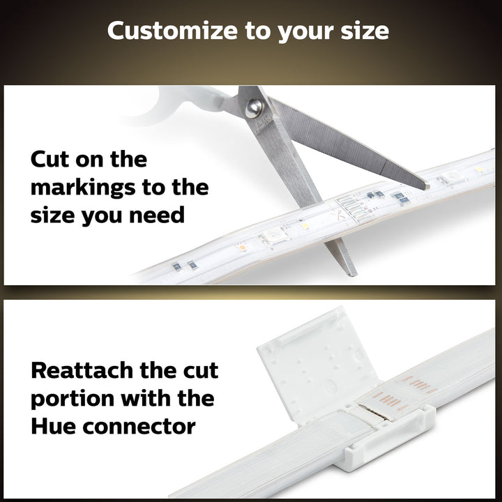 LightStrip Plus V4 2m base kit White and color ambiance