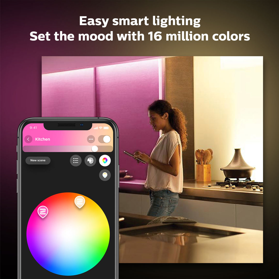 LightStrip Plus V4 2m base kit White and color ambiance