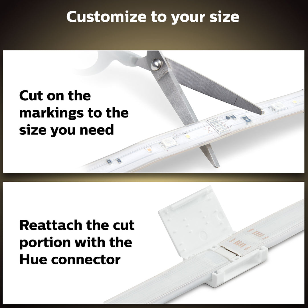 Lightstrip Plus V4 1m extension White and color ambiance