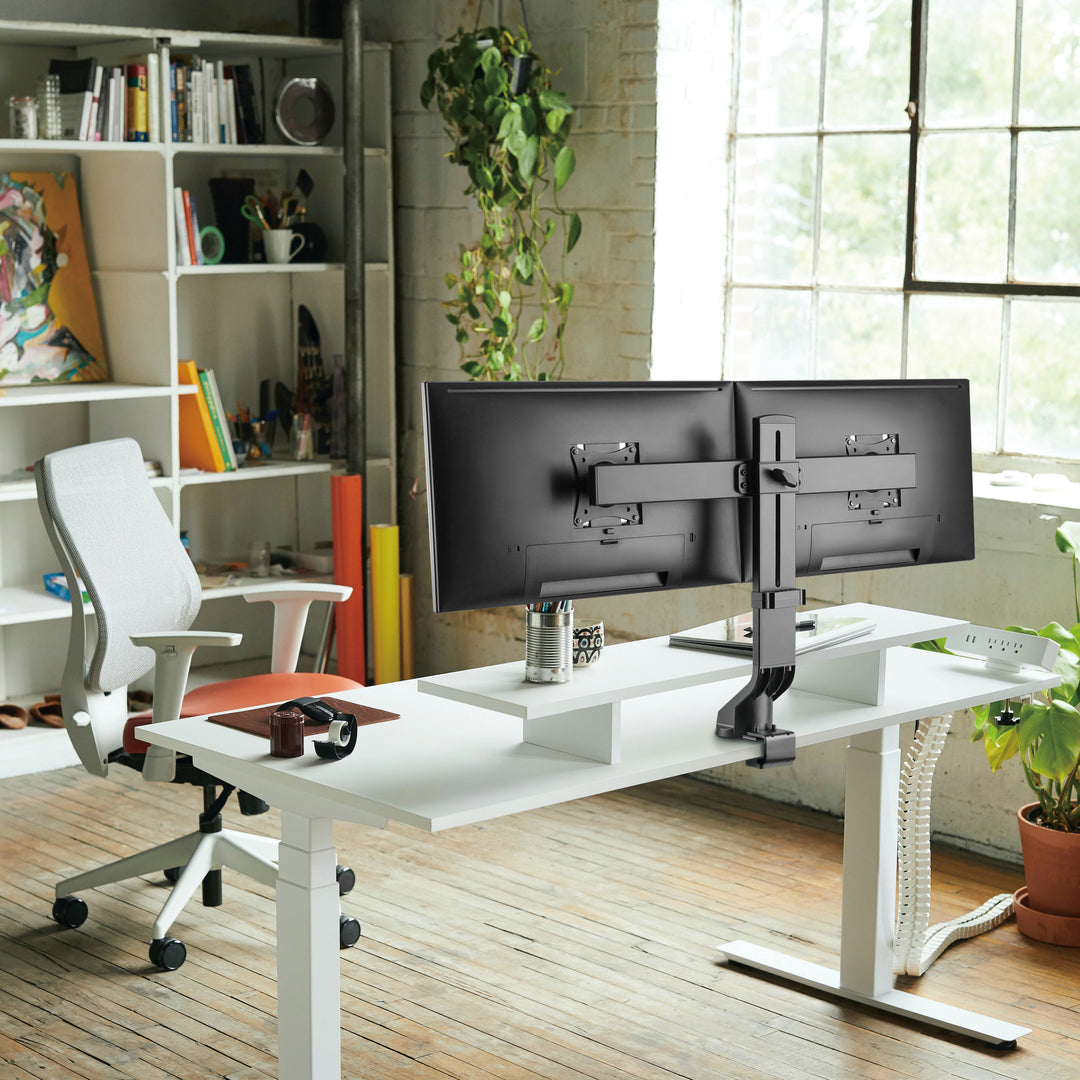 Gaming-monitorarm 17-32" med belysning  Svart/Vit