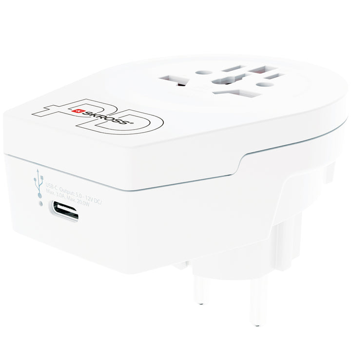 C20PD Reseadapter Europa USB-C PD 20W