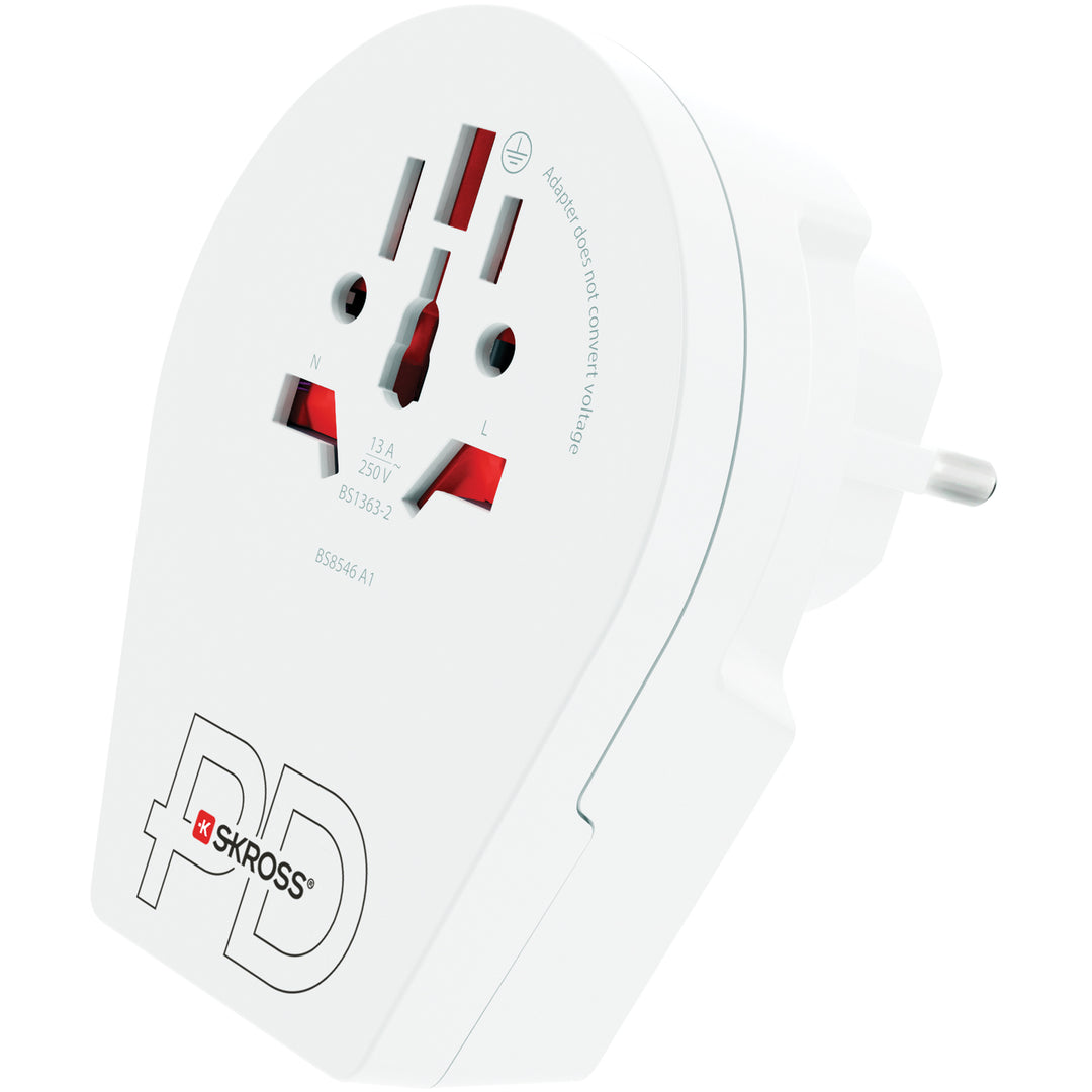 C20PD Reseadapter Europa USB-C PD 20W