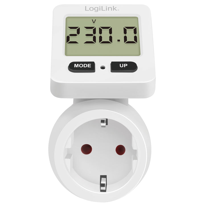 Energimätare med kostnadsberäkning Roterbar display