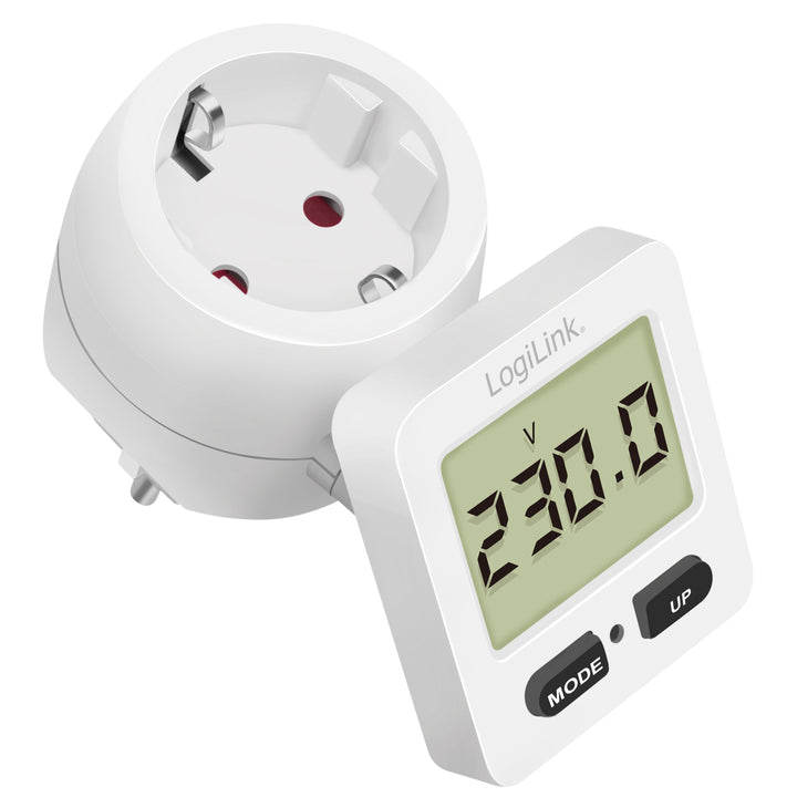 Energimätare med kostnadsberäkning Roterbar display