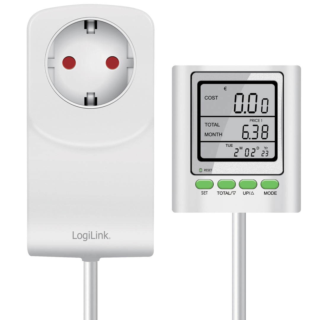 Energimätare med kostnadsberäkning Extern display