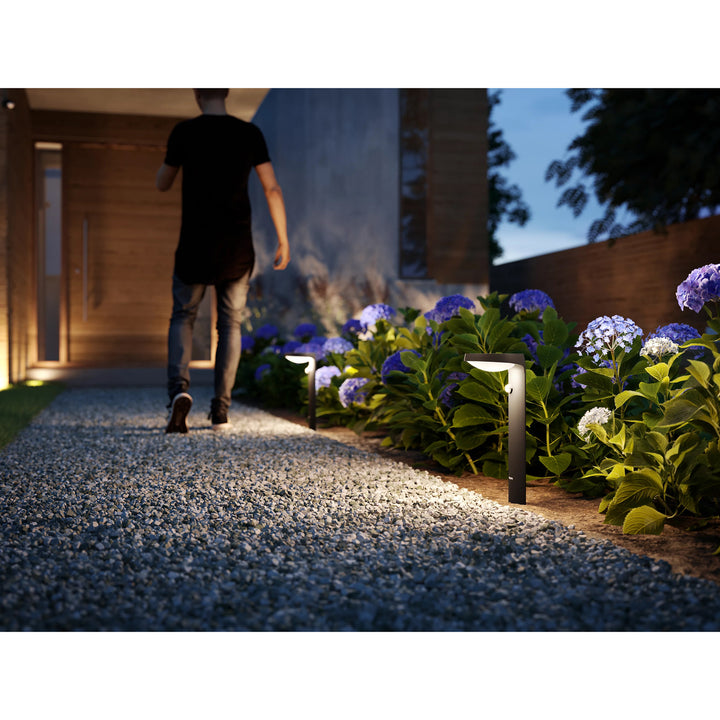Tyla Piedestal Solcell IR-sensor Ultra Efficient LED 255lm IP44 Antracit