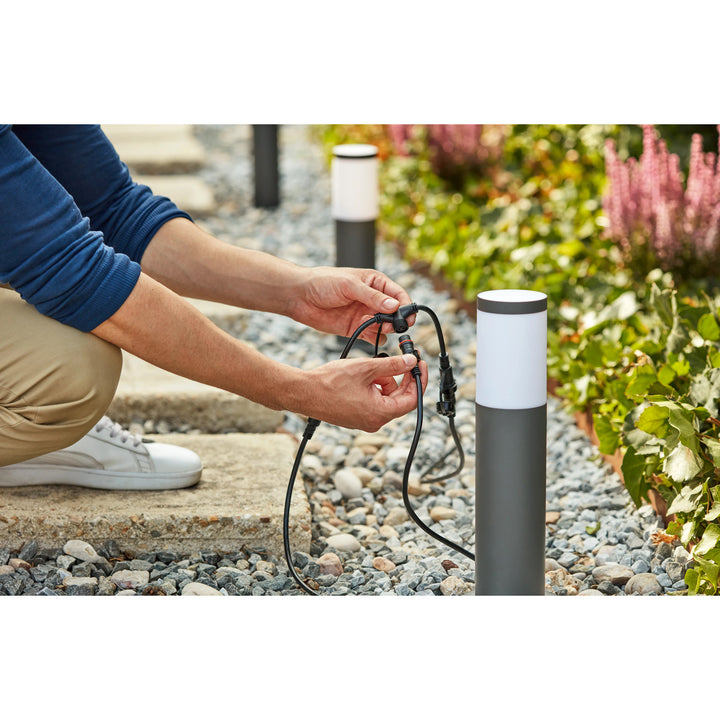 GardenLink Utrecht Piedestal Varmvit 600 lm Antracit
