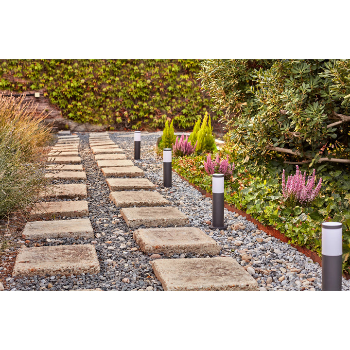 GardenLink Utrecht Piedestal Kallvit 660lm Antracit