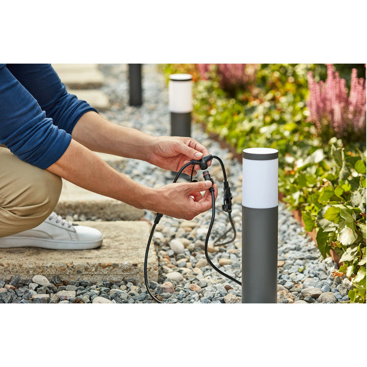 GardenLink Utrecht Piedestal Kallvit 660lm Antracit