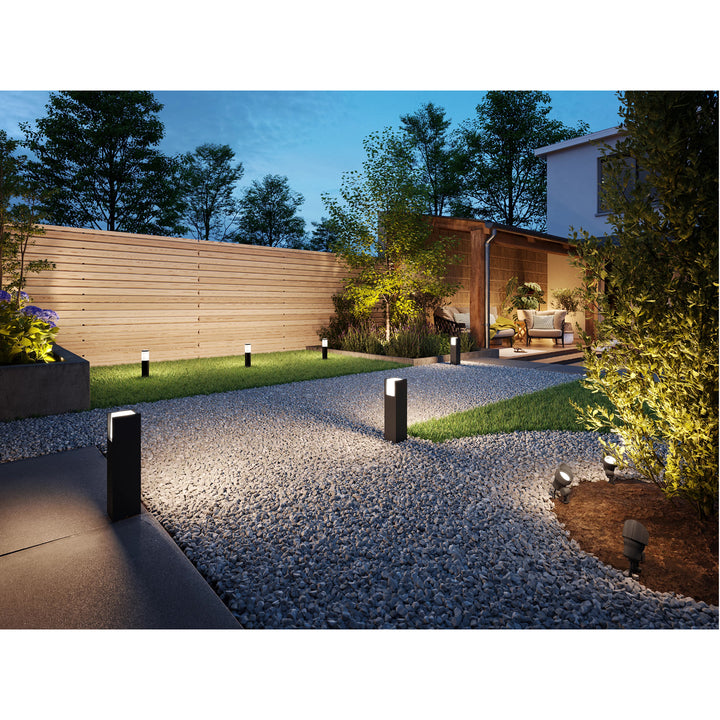 GardenLink Utrecht Piedestal Kallvit 660lm Antracit