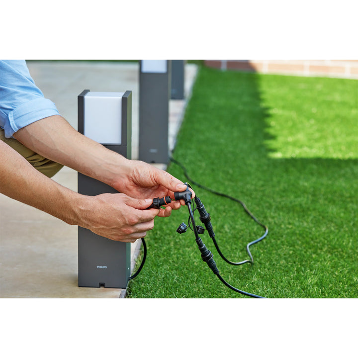GardenLink Arbour Piedestal Varmvit Antracit