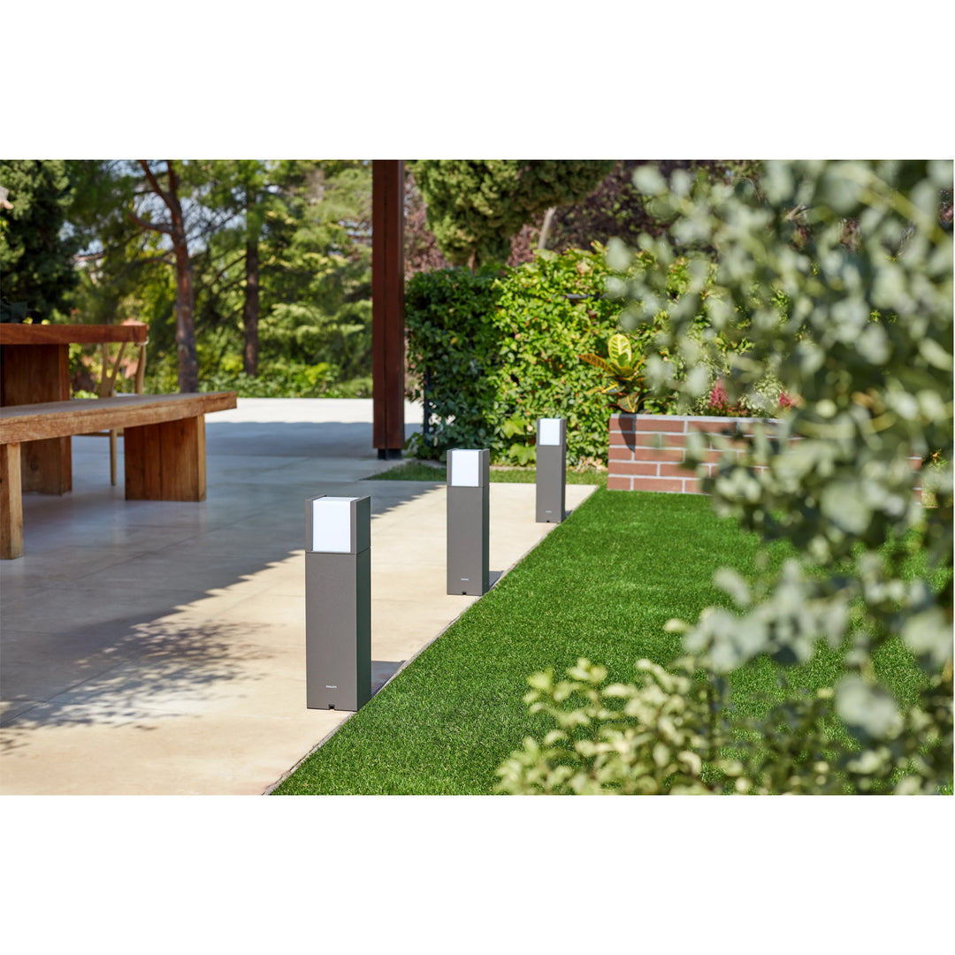 GardenLink Arbour Piedestal Varmvit Antracit