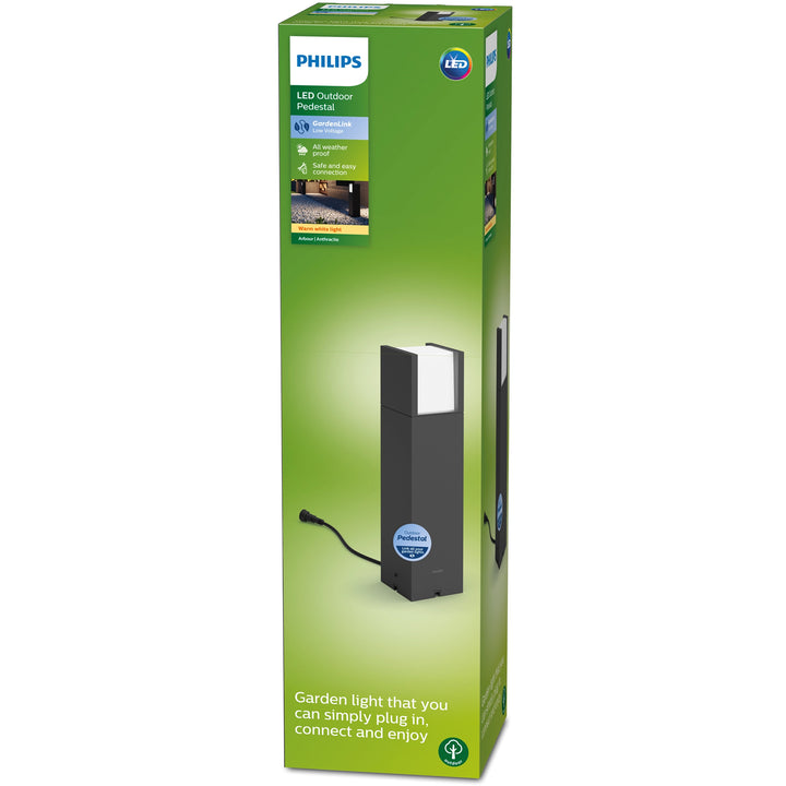 GardenLink Arbour Piedestal Varmvit Antracit