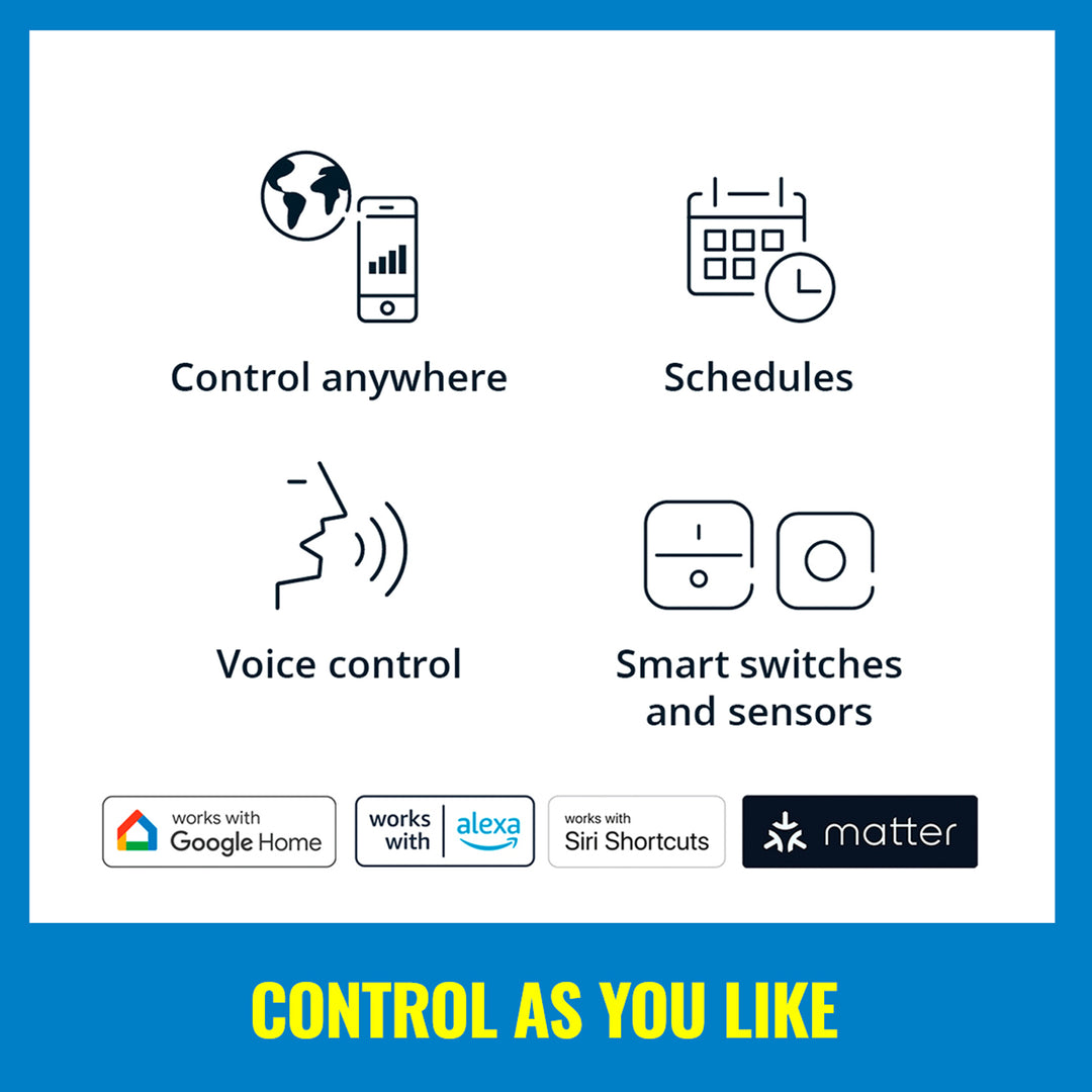 WiFi Smart Elpas piedestal Färg + Varm-kallvit 12V Startkit